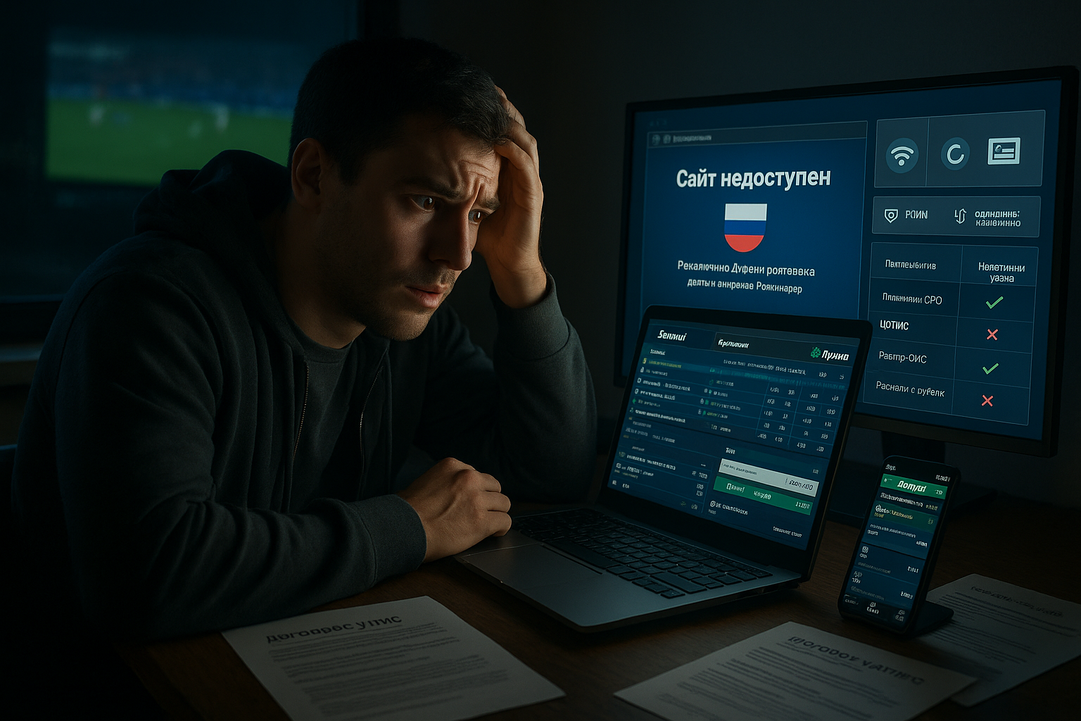 Что делать, если не работает - букмекерские ставки на спорт онлайн